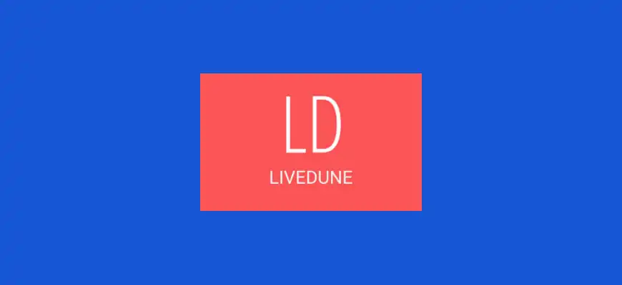 скриншот сервиса LiveDune